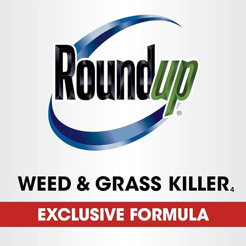 Roundup Weed & Grass Killer₄ Refill, Use in and Around Flower Beds, Trees, Driveways, Walkways & More, 1.25 gal.