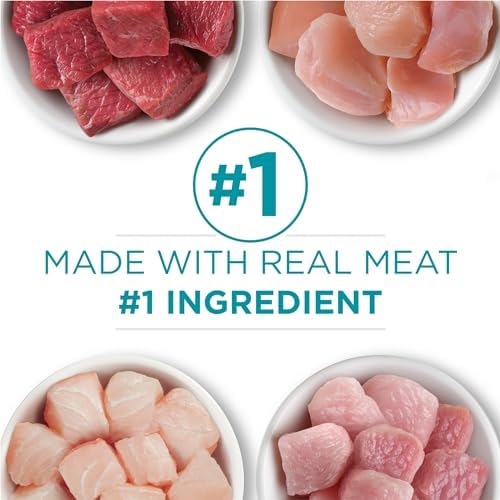 Purina ONE High Protein, Grain Free Pate Wet Cat Food Variety Pack, Grain Free Formula - (Pack of 24) 3 oz. Cans