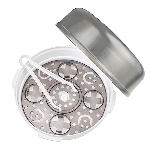 Dr. Brown's Microwave Steam Sterilizer for Baby Bottles, Nipples, Bottle Parts, Pacifiers, Teethers and Breast Pump Parts