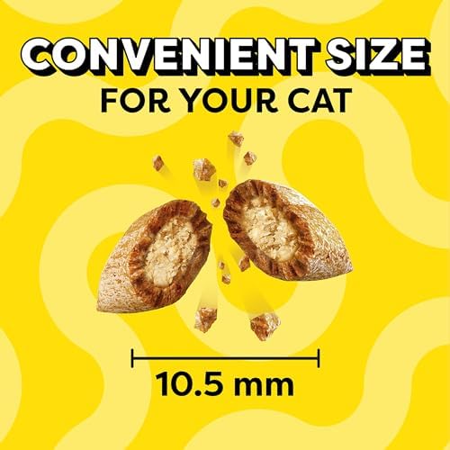 Temptations Classic Crunchy and Soft Cat Treats, Shrimpy Shrimp Flavor, 3 oz. Pouch (Pack of 12)