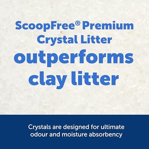 PetSafe ScoopFree Odor Control Crystal Cat Litter, Fresh Scent, 8 Lb Bag