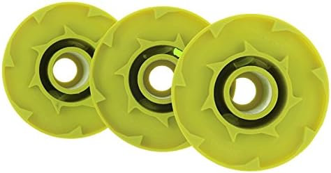 Ryobi One PLUS+ AC80RL3 OEM .080 Inch Twisted Line and Spool Replacement for Ryobi 18v, 24v, and 40v Cordless Trimmers (3 Pack)