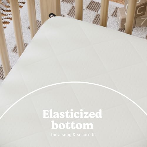 Graco Premium Crib Mattress & Protector Value Bundle (1-Pack) – Includes GREENGUARD Gold Certified Crib & Toddler Mattress, GREENGUARD Gold Certified Waterproof Protector