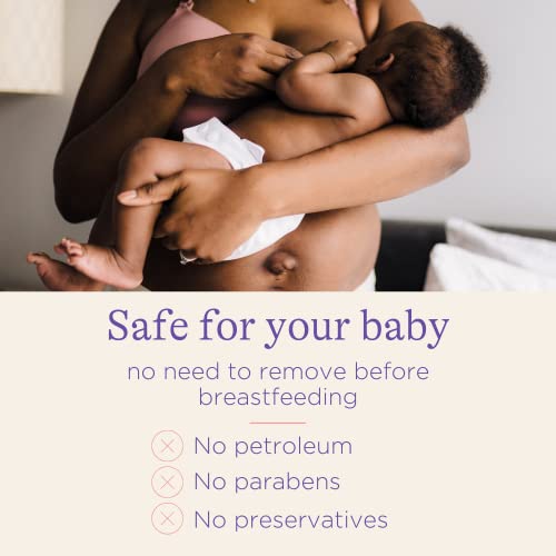 Lansinoh Organic Nipple Butter, 2 Count of 2 oz Jars, Safe for Breastfeeding Baby, Soothing Postpartum & Nursing Care for Moms, 4 oz Total