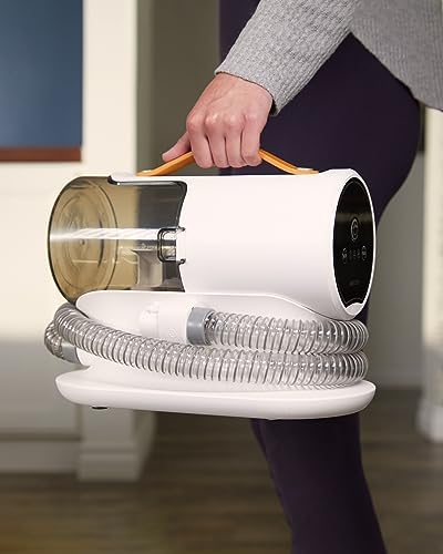AIRROBO Dog Grooming Vacuum, Dog Grooming Kit,12000Pa Strong Pet Vacuum, 2L Large Capacity Vacuum for Shedding Grooming Hair, Quiet,PG100