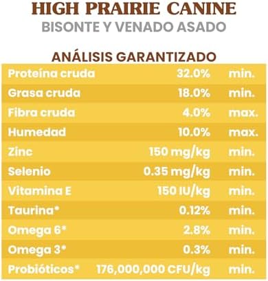 Taste of the Wild High Prairie Canine Grain-Free Recipe with Roasted Bison and Venison Adult Dry Dog Food, Made with High Protein from Real Meat and Guaranteed Nutrients and Probiotics 28lb
