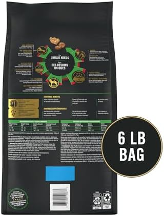 Purina Pro Plan Small Breed Dry Dog Food, Shredded Blend Beef and Rice Formula With Guaranteed Live Probiotics - 6 lb. Bag
