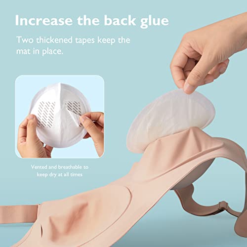 Momcozy Ultra-Thin Disposable Nursing Pads, Super Absorbent and Breathable Breastfeeding Pads, Make The Breasts Light and Unburdened, 3D Shape for The Best Fit, Individually Packaged(120 Count)