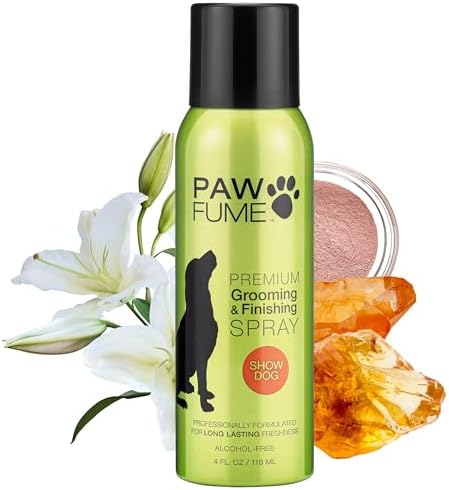 PAWFUME Dog Perfume Spray Long Lasting Scent for Grooming, Show Dog, 1-Pack – Keep Your Pup Fresh All Day – Hypoallergenic, Alcohol-Free, Detangling & Moisturizing – Salon-Quality Dog Cologne Spray