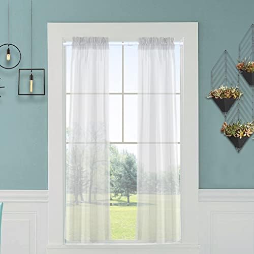 AIZESI Spring Tension Rods Adjustable 26 to 39 inch Tension Curtain Rod Small Tension Rod No Drilling Expandable Spring Loaded Curtain Tension Rod,Suitable for Doors and Windows 28 to 36 inch