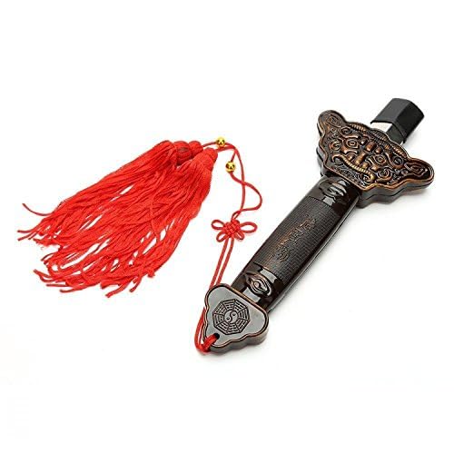 KierHunter Retractable Sword, Tai Chi Kung Fu Martial Arts Magic Sword for Exercises Performance Halloween (Stainless Steel)