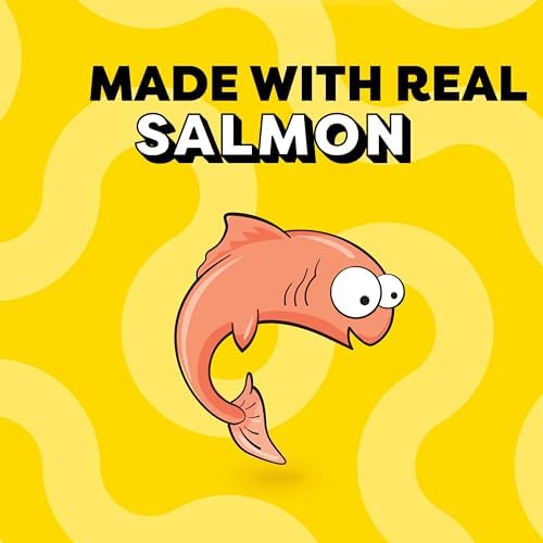 Temptations Creamy Puree Squeezable Lickable Wet Cat Treats with Salmon, 0.42 oz. Tubes, 4 Count, Pack of 11 (44 Total)