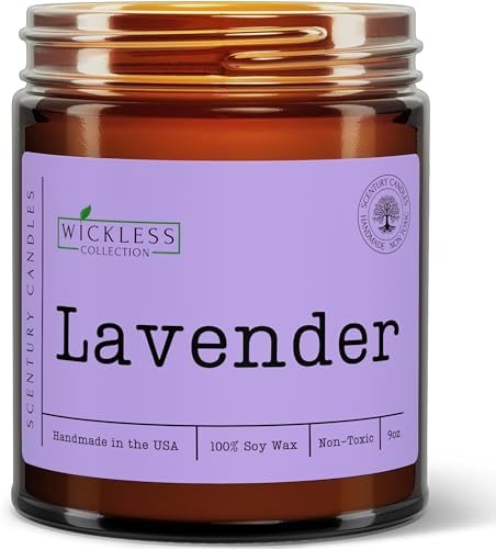 Wickless Candles for Candle Warmer Lamp, Many Scents to Choose, 100% Non-Toxic Soy Wax, Scented Candle Melts for Warming Plate, Handmade in The USA (Lavender)