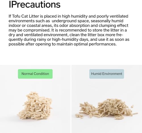 pidan Tofu Cat Litter Clumping,Flushable,Ultra Absorbent and Fast Drying, 100% Natural Ingredients Litter,Solubility in Water,Really Dust-Free,Less Scattering (5.3lb×2bags)