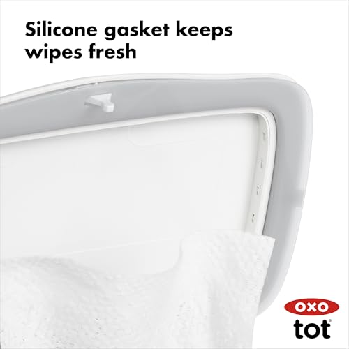 OXO Tot Perfect Pull Wipes Dispenser, Gray