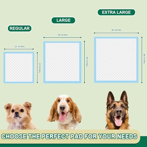 IMMCUTE Puppy Pee Pads 22"x23"-100 Count | Dog Pee Training Pads Super Absorbent & Leak-Proof | Disposable Pet Piddle and Potty Pads for Puppies | Dogs | Doggie| Cats | Rabbits