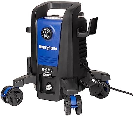 Westinghouse ePX3500 Electric Pressure Washer, 2500 Max PSI 1.76 Max GPM with Anti-Tipping Technology, Onboard Soap Tank, Pro-Style Steel Wand, 5-Nozzle Set, for Cars/Fences/Driveways/Home/Patios