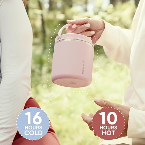 Hydrapeak 25oz Stainless Steel Vacuum Insulated Food Jar | for Hot Food and Cold Food, Wide Mouth Leak-Proof Soup for Adults, 10 Hours Hot and 16 Hours Cold (Navy)