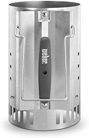 Weber Rapidfire Chimney Starter, Standard, Silver