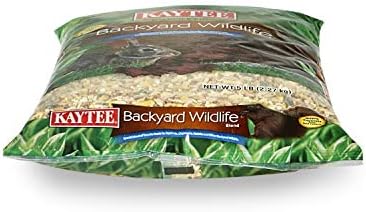 Kaytee Backyard Wildlife Food Blend for Wild Squirrels, Chipmunks, Rabbits and Other Backyard Wildlife, 5 Pound (Pack of 2)