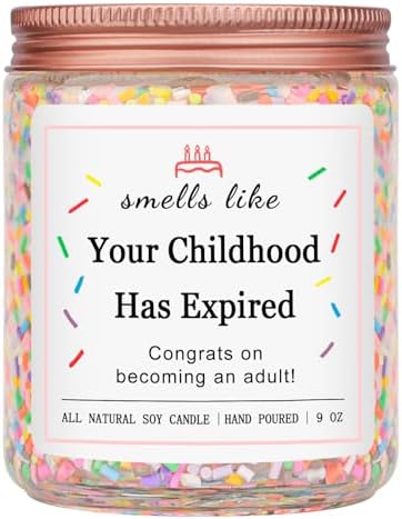 Homsolver 16th 17 18th Birthday Gifts for Girls, Birthday Gifts for 16 17 18 Year Old Girls, High School Graduation Gift for Teens Girls 16-18, (Vanilla Birthday Cake Scent with Sprinkles)