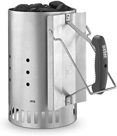 Weber Rapidfire Chimney Starter, Standard, Silver