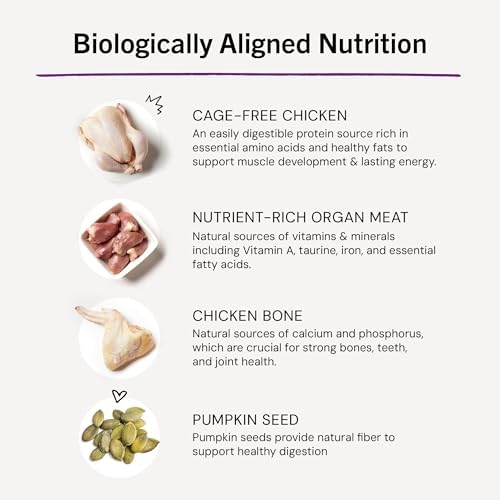 Stella & Chewy's Freeze-Dried Raw Cat Dinner Morsels - Premium Chicken Recipe with 98% Cage-Free Meat & Organs - Natural Grain-Free Cat & Kitten Food - Made in USA - 3.5 oz