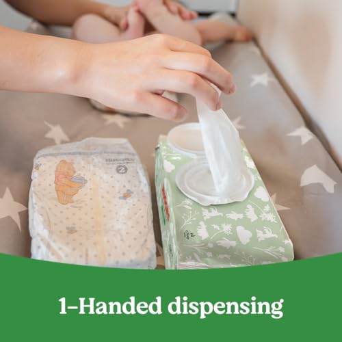 Huggies Natural Care Sensitive Baby Wipes, Unscented, Hypoallergenic, 99% Purified Water, 12 Flip-Top Packs (768 Wipes Total), Packaging May Vary