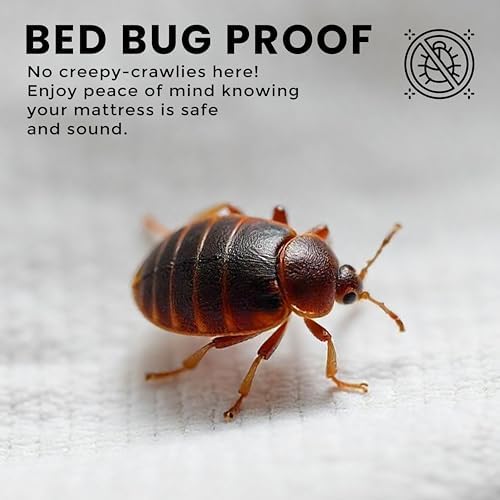 Utopia Bedding Premium Waterproof Bed Bug Mattress Cover, Queen Zippered Mattress Protector, 12 Inches Deep, Dust Mite Proof 6-Sided Mattress Encasement for Bed