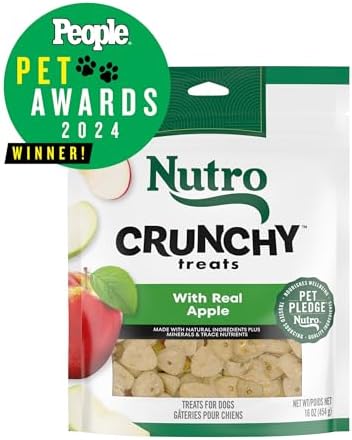 Nutro Crunchy Dog Treats with Real Apple, 16 oz. Bag