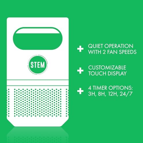 STEM Flying Insect Fan Trap for Indoor Bug Control, Attracts Mosquitoes, Fruit Flies, and House Flies, Plug-in Fan with UV Light, Starter Kit Includes 1 Device and 5 Glue Traps