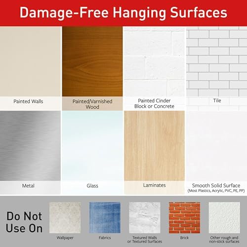 Command Medium Designer Hooks, Damage Free Hanging Wall Hooks with Adhesive Strips, No Tools Wall Hooks for Hanging Decorations in Living Spaces, 9 White Hooks and 12 Command Strips