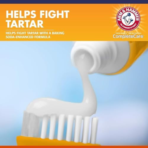 Arm & Hammer Complete Care Enzymatic Dog Toothpaste for Puppies and Adult Dogs - Pet Dental Care for Clean Teeth 6.2 Ounce (Pack of 6)