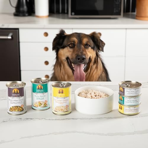 Weruva Classic Dog Food, Paw Lickin’ Chicken with Chicken Breast in Gravy, 14oz Can (Pack of 12)