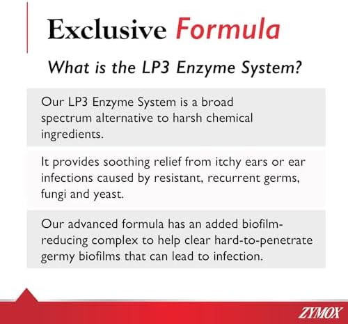 Zymox Advanced Formula Otic Plus Enzymatic Ear Solution for Dogs and Cats with 1% Hydrocortisone, 1.25oz