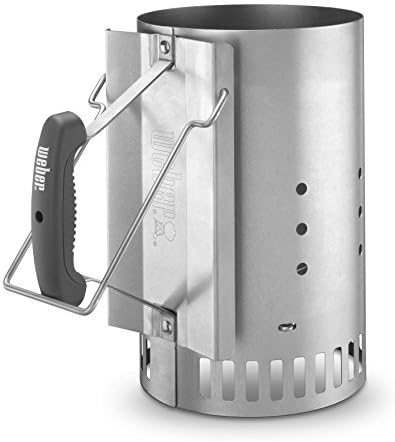 Weber Rapidfire Chimney Starter, Standard, Silver
