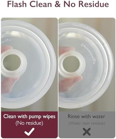 Momcozy Natural Breast Pump Wipes for Pump Parts Cleaning On-the-go, 30 Count (Pack of 3), Flash Clean & Resealable Pump Wipes
