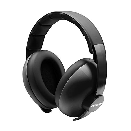 Baby Headphones Noise Cancelling Headphones for Babies for 3 Months to 3 Years (Black)