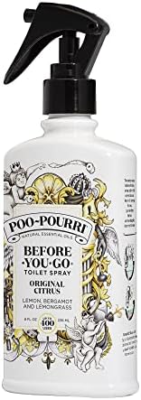 Poo-Pourri Before-You-Go Toilet Spray, Original Citrus, 8 Fl Oz - Lemon, Bergamot and Lemongrass
