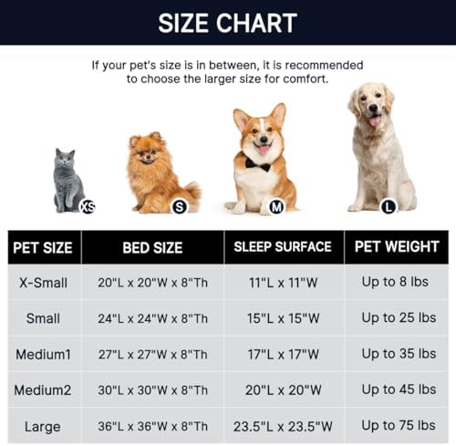 WESTERN HOME WH Calming Dog & Cat Bed, Anti-Anxiety Donut Cuddler Warming Cozy Soft Round Bed, Fluffy Faux Fur Plush Cushion Bed for Small Medium Dogs and Cats (20"/24"/27"/30")