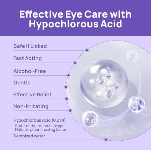 HICC PET Dog Eye Drops 5.1 fl oz Eye Drops for Dogs and Cats Vet-Recommended Dog Eye Infection Treatment to Soothe Infection Allergy, Relieve Dry Eyes Pink Eyes, Pet Tear Stain Cleaner