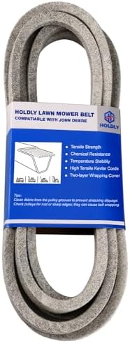 1/2 x 141 Mower Deck Belt GX21833/GX20571, Kevlar Cord Belt for John Deere D140 D150 D160 L120 L130 L145 L155 LA130 LA140 LA145 LA165,S140, S160, S170 S140 Z255 with 48 inch Deck (GX21833)