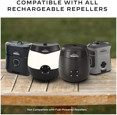 Thermacell Rechargeable Mosquito Repeller Refills; Advanced Repellent Formula Provides 20 Foot Protection Zone; Compatible with Thermacell E-Series & Radius Only; No DEET, Spray or Flame