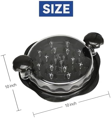 Chicken Shredder Tool Twist for Kitchen, Manual Chicken Breast Grinder Machine for Ground Food, Meat & Vegetables (Elegant Black)