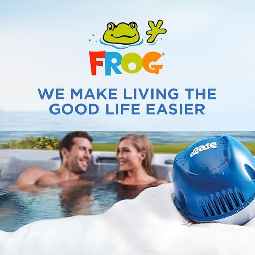 FROG @Ease Replacement SmartChlor Cartridge for use with Hot Tub FROG @Ease Floating System - Hot Tub Sanitizer System Supports Less Chlorine Use - 3 Pack