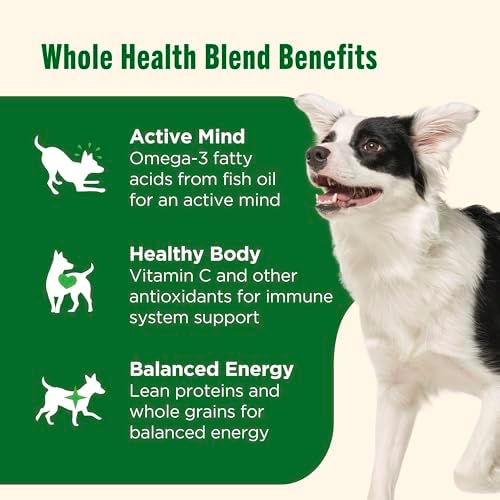 Nutrish Dry Dog Food, Real Chicken & Veggies Recipe Whole Health Blend for Adult Dogs, 40 lb. Bag, Packaging May Vary (Formerly Rachael Ray)
