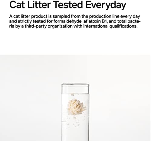 pidan Tofu Cat Litter Clumping,Flushable,Ultra Absorbent and Fast Drying, 100% Natural Ingredients Litter,Solubility in Water,Really Dust-Free,Less Scattering (5.3lb×2bags)