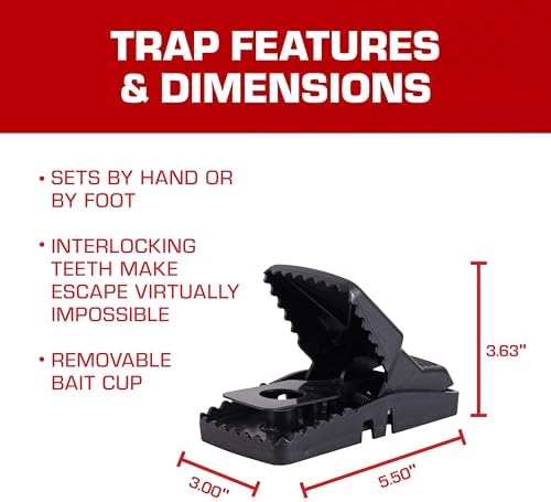Tomcat Rat Snap Trap (8 Pack)