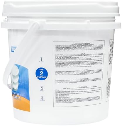 Chlorine Tablets 3 inch 5 Pounds, TABIT Swimming Pool Long Lasting Chlorinating Tablets, Slow Dissolving, Tri-Chlor for Swim Pool, Hot Tubs, Spa