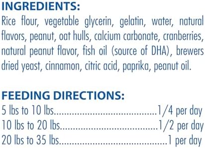 N-Bone Puppy Teething Rings Peanut Butter Flavor Dog Treat, 6 Count Bag, 7.2-oz